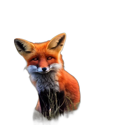 animal, creature, face, mask, photorealistic, 3d render, concept art, pixel art transparent PNG cut-out