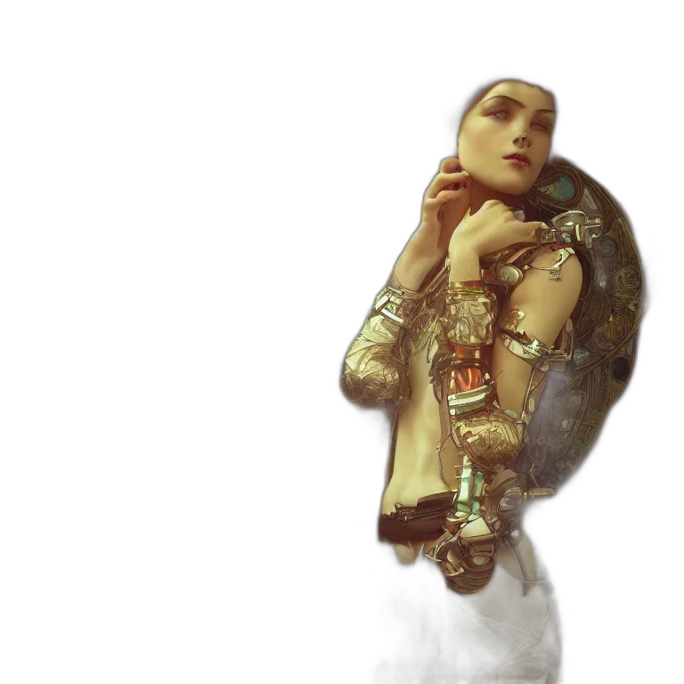 jewelry, dress, face, mask transparent PNG cut-out