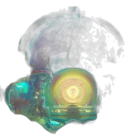 bottle, mask, crown, robot transparent PNG cut-out