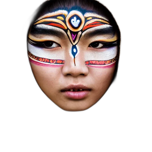 mask, face, jewelry, umbrella transparent PNG cut-out