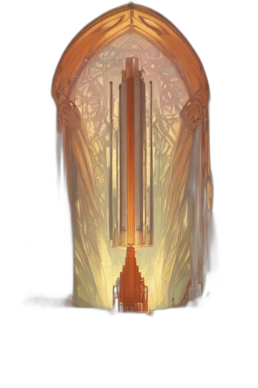 crown, bottle, furniture, dress, concept art, fantasy art, 3d render, pixel art transparent PNG cut-out