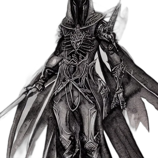 mask, sword, staff, weapon, concept art, fantasy art, comic book art, 3d render transparent PNG cut-out