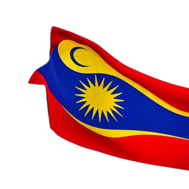 photo, malaysian, flag, raised, pole, national, day, highly transparent PNG cut-out
