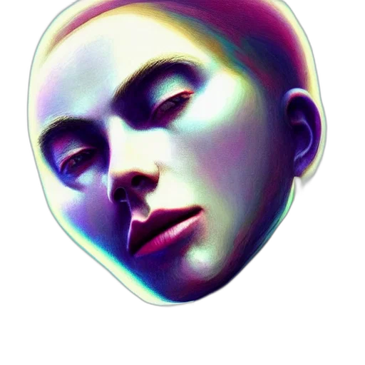 face, mask, jewelry, robot transparent PNG cut-out