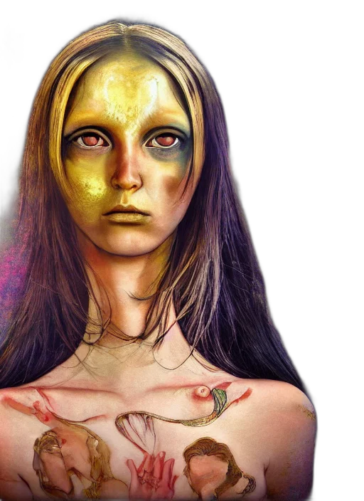 mask, face, jewelry, fantasy art transparent PNG cut-out
