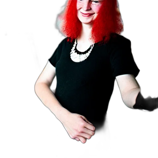 staff, hair, dress, jewelry transparent PNG cut-out