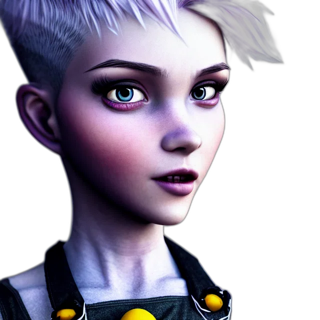 face, robot, staff, fantasy art, concept art, photorealistic, 3d render, neon lights transparent PNG cut-out