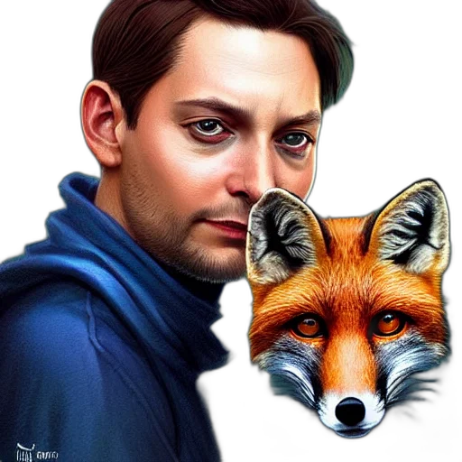 face, animal, jacket, creature, fantasy art, comic book art, photorealistic, concept art transparent PNG cut-out