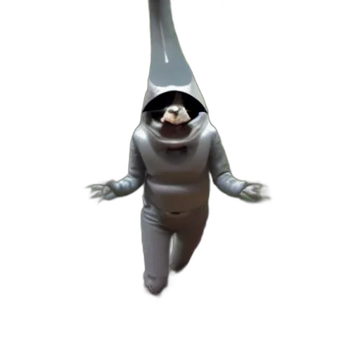 creature, staff, hat, mask transparent PNG cut-out
