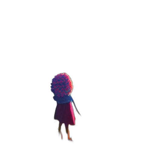 creature, dress, robot, staff, concept art, 3d render, pixel art, vaporwave transparent PNG cut-out