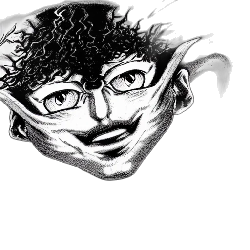 mask, face, creature, crown, cartoon, photorealistic, concept art, comic book art transparent PNG cut-out