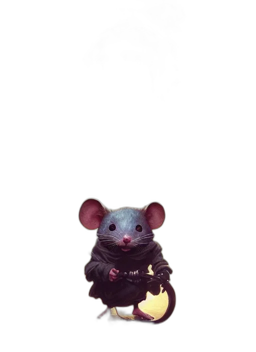 animal, jacket, creature, staff, 3d render, concept art, photorealistic, cyberpunk transparent PNG cut-out