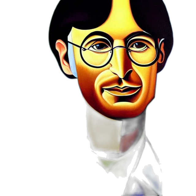 face, staff, cartoon, 3d render transparent PNG cut-out