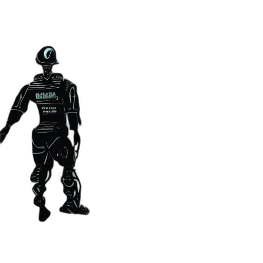 robot, cyberpunk, concept art, 3d render transparent PNG cut-out