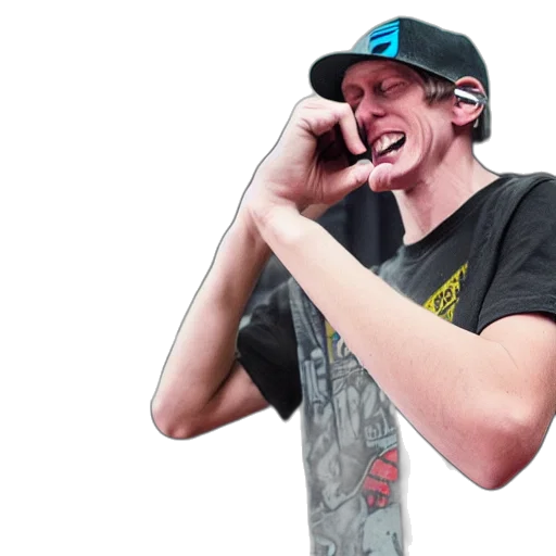 staff, face, hat, creature, tony, hawk, pro, beatboxer transparent PNG cut-out