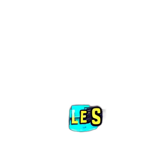 shoes, weapon, staff, pixel art, neon lights, neon, blue, pastel transparent PNG cut-out
