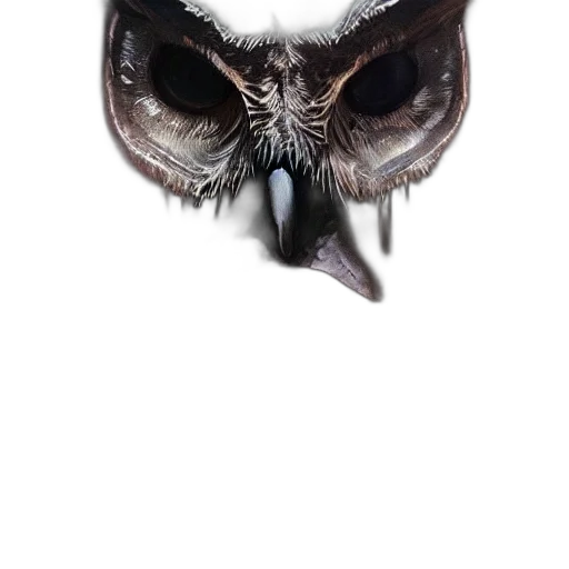 mask, face, animal, creature, photorealistic, concept art, fantasy art, 3d render transparent PNG cut-out