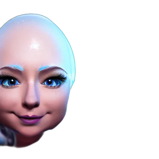 robot, face, mask, creature transparent PNG cut-out