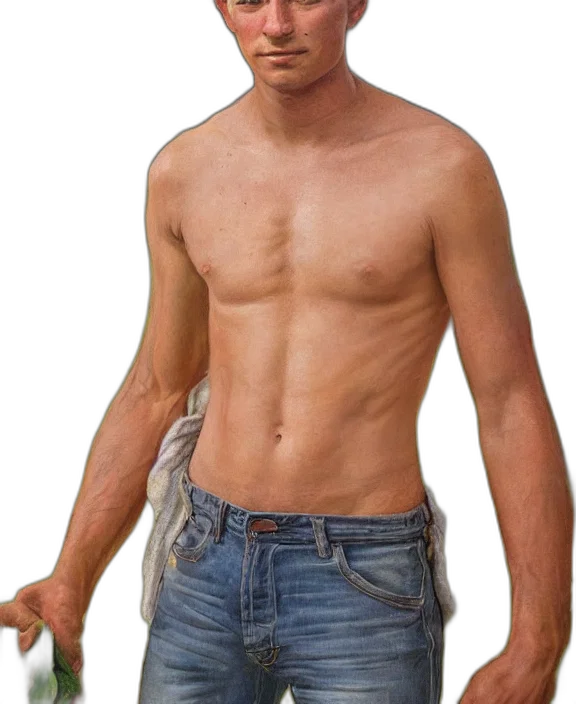 jacket, staff, creature, weapon transparent PNG cut-out