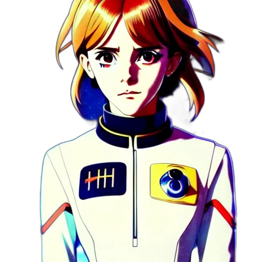 jacket, robot, staff, face, anime, concept art, cartoon, pixel art transparent PNG cut-out