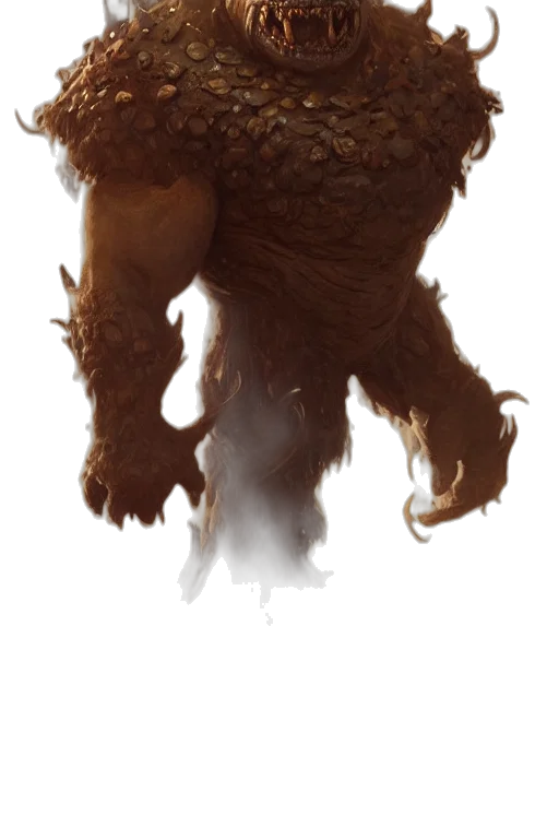 creature, animal, staff, dragon transparent PNG cut-out