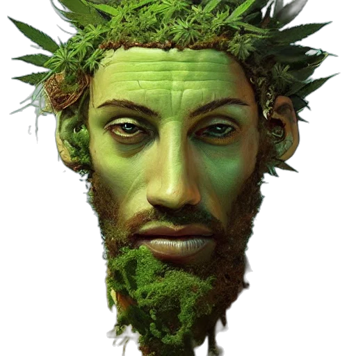 face, crown, mask, creature transparent PNG cut-out