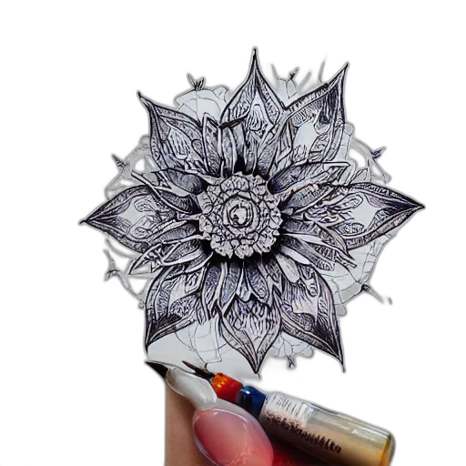 flower, jewelry, crown, staff transparent PNG cut-out