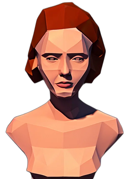 face, mask, dress, robot, pixel art, concept art, 3d render, cartoon transparent PNG cut-out