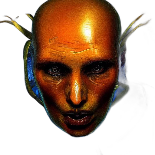 mask, face, creature, robot transparent PNG cut-out