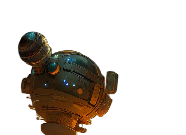robot, weapon, staff, mask transparent PNG cut-out