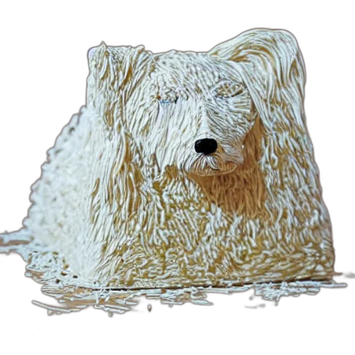 animal, food, mask, hair, photorealistic, 3d render, concept art, pixel art transparent PNG cut-out