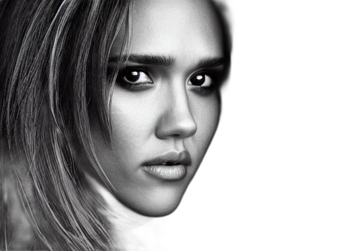 face, hair, photorealistic, closeup transparent PNG cut-out