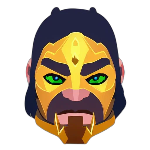mask, face, concept art, pixel art transparent PNG cut-out