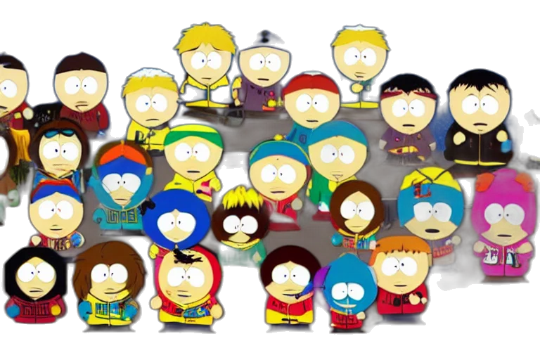 concept art, south, park, kids transparent PNG cut-out