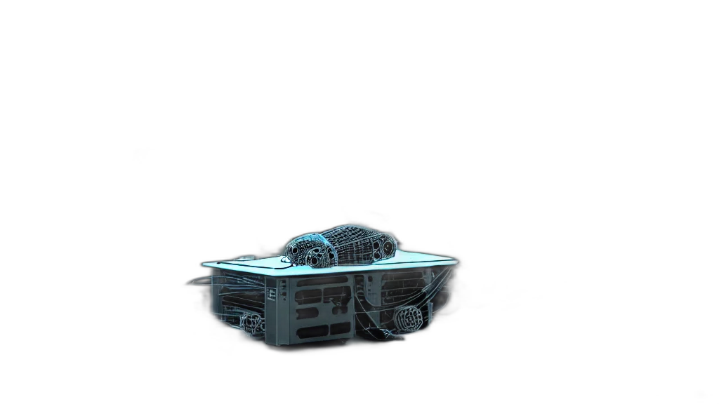 car, robot, weapon, crown transparent PNG cut-out