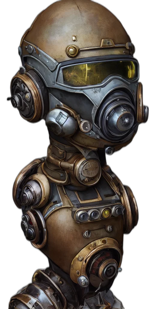 robot, mask, face, weapon transparent PNG cut-out