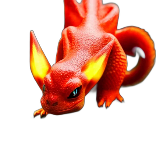 dragon, animal, staff, creature transparent PNG cut-out