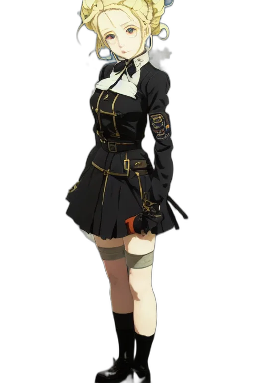 staff, dress, jacket, weapon transparent PNG cut-out
