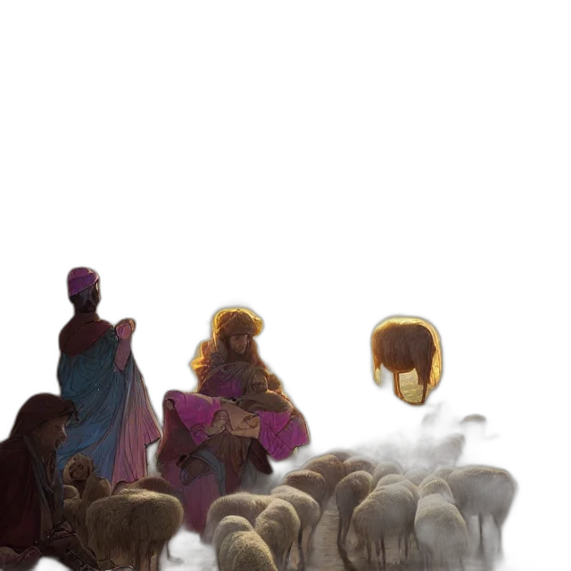 crown, hair, staff, concept art transparent PNG cut-out