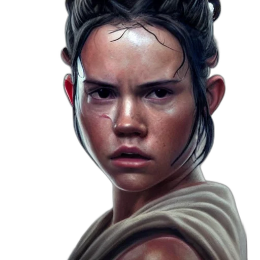 face, concept art, photorealistic, fantasy art, comic book art, beautiful, portrait, rey transparent PNG cut-out