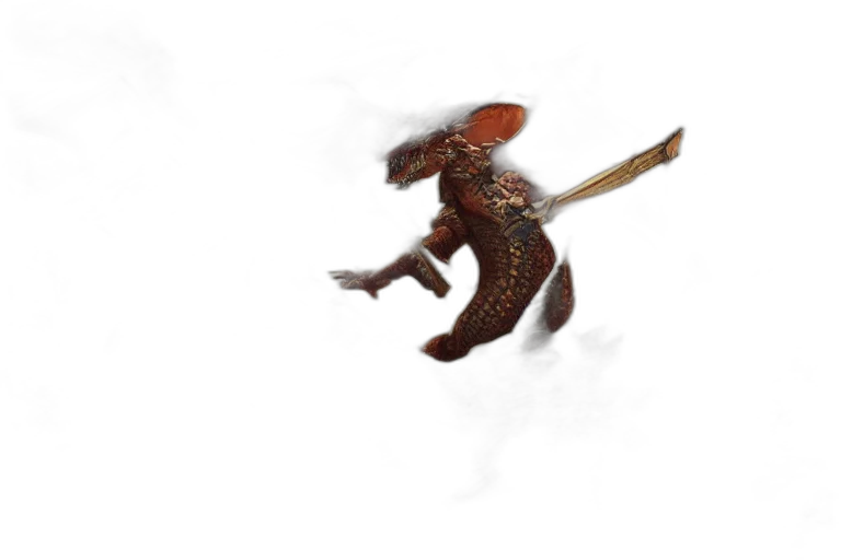dragon, staff, creature, animal, concept art, 3d render, fantasy art, photorealistic transparent PNG cut-out