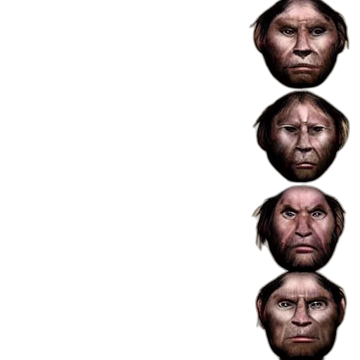 face, mask, animal, creature, concept art, 3d render, photorealistic, nine transparent PNG cut-out