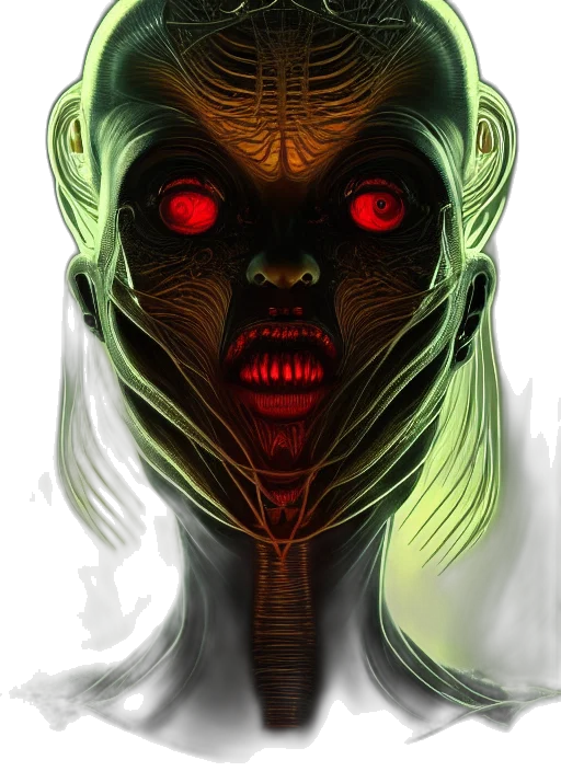 mask, face, creature, staff transparent PNG cut-out