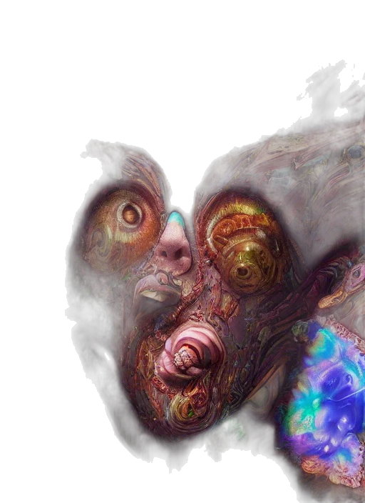 mask, creature, face, robot, concept art, fantasy art, photorealistic, 3d render transparent PNG cut-out