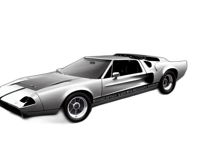 car, concept art, photorealistic, 3d render, designed, john, delorean, stylized transparent PNG cut-out