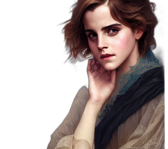 face, dress, jacket, fantasy art transparent PNG cut-out