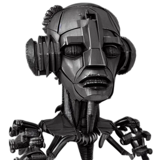 robot, mask, face, staff transparent PNG cut-out