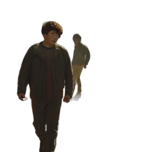 staff, jacket, creature, hat transparent PNG cut-out