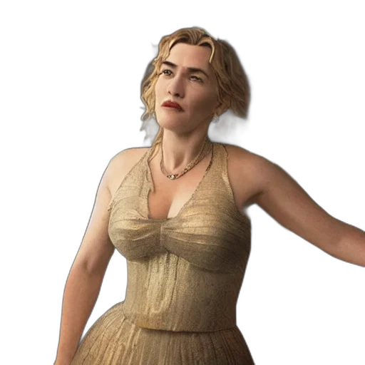 dress, concept art, 3d render, photorealistic transparent PNG cut-out