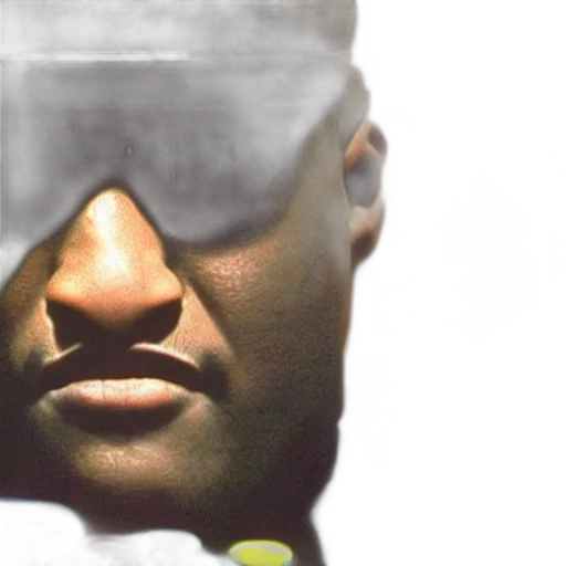 face, mask, 3d render, photorealistic transparent PNG cut-out